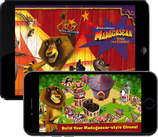 Madagascar - Join the Circus - Social simulation Mobile Game Development - [x]cube LABS